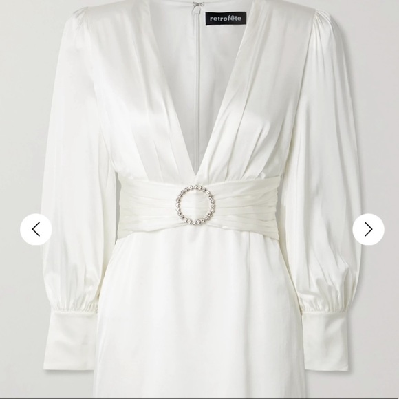 Retrofete white dress size 0 or XS - Picture 2 of 8